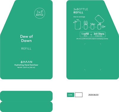 Front Label (Dew Of Dawn Refill)